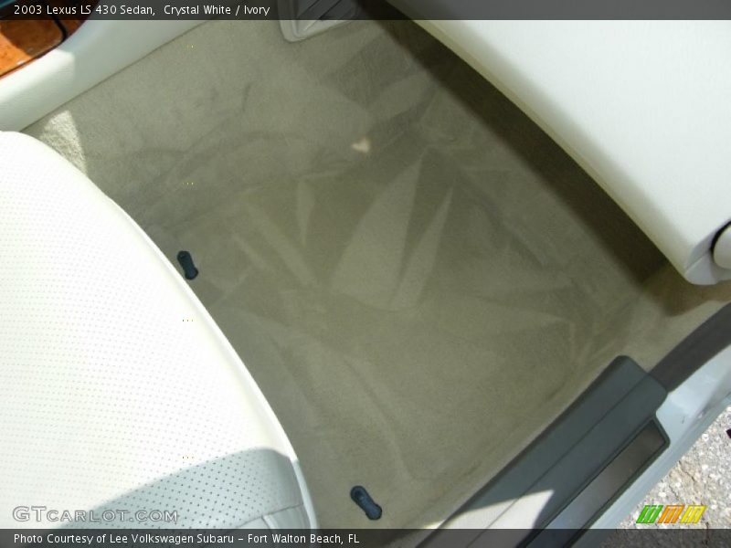 Crystal White / Ivory 2003 Lexus LS 430 Sedan
