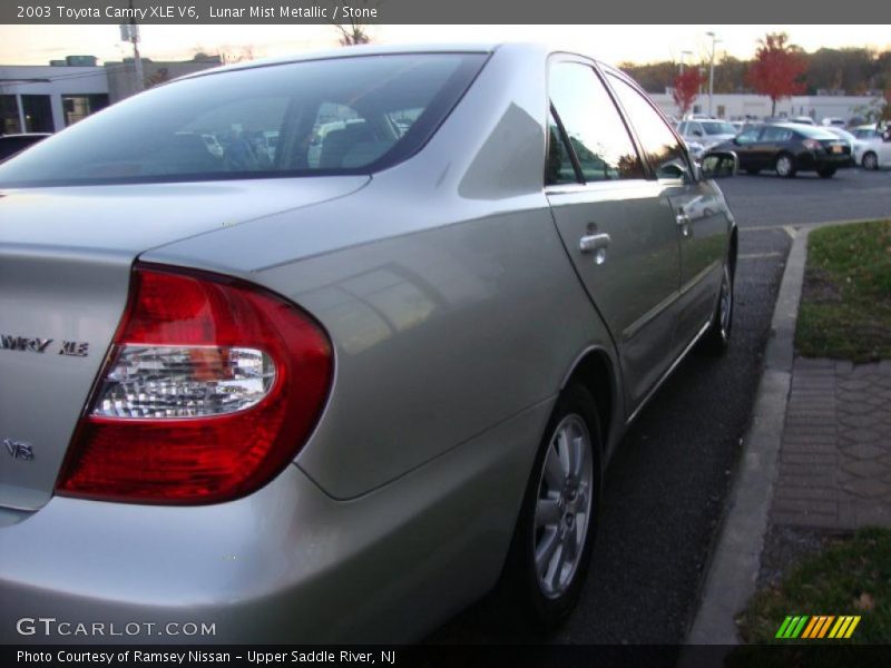 Lunar Mist Metallic / Stone 2003 Toyota Camry XLE V6