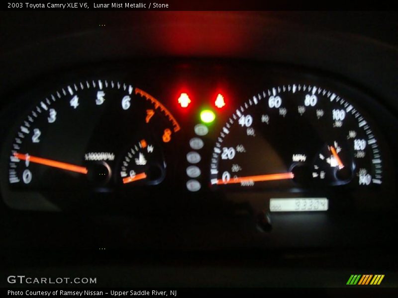 Lunar Mist Metallic / Stone 2003 Toyota Camry XLE V6