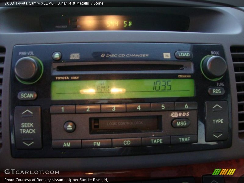 Lunar Mist Metallic / Stone 2003 Toyota Camry XLE V6