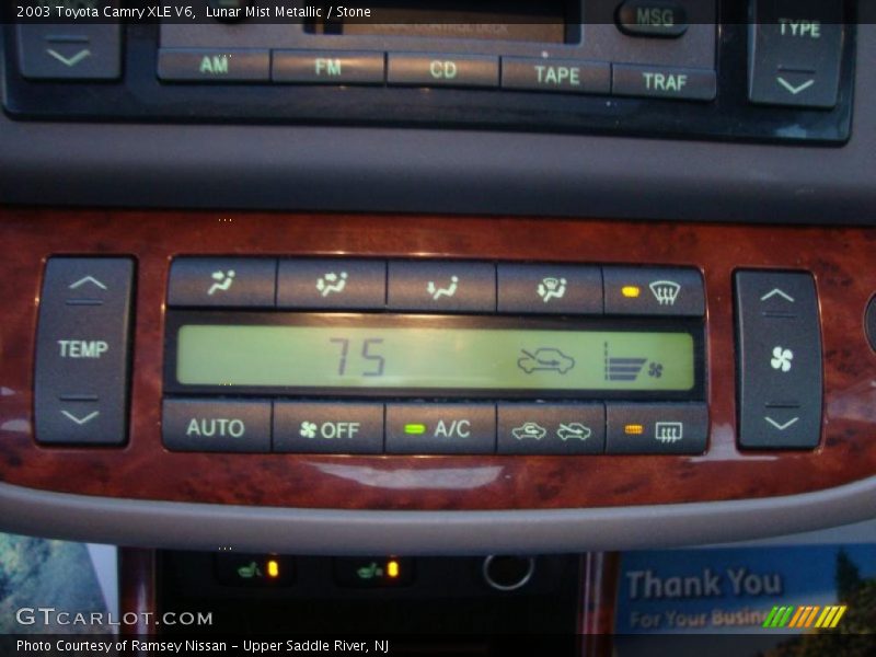 Lunar Mist Metallic / Stone 2003 Toyota Camry XLE V6