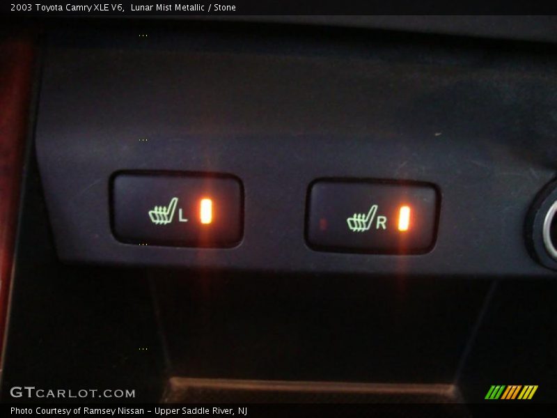 Lunar Mist Metallic / Stone 2003 Toyota Camry XLE V6