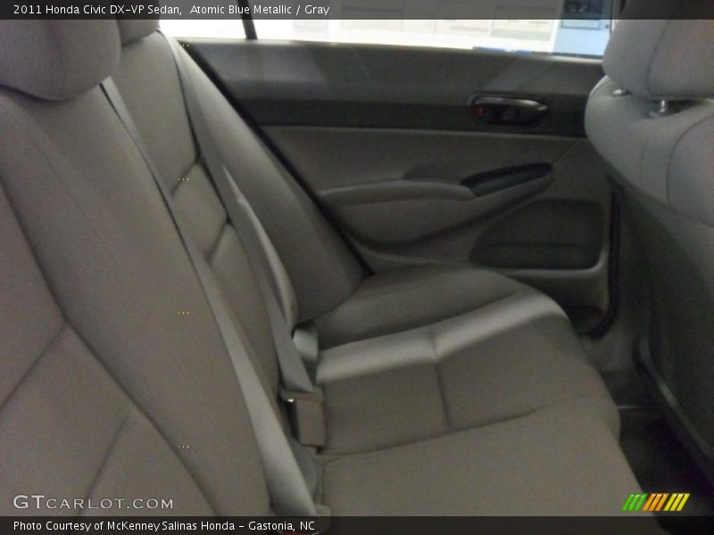 Atomic Blue Metallic / Gray 2011 Honda Civic DX-VP Sedan