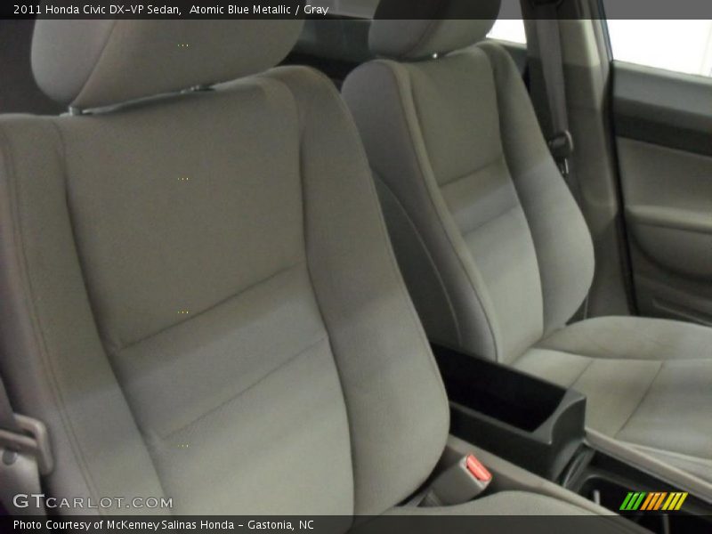 Atomic Blue Metallic / Gray 2011 Honda Civic DX-VP Sedan