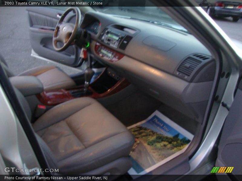Lunar Mist Metallic / Stone 2003 Toyota Camry XLE V6