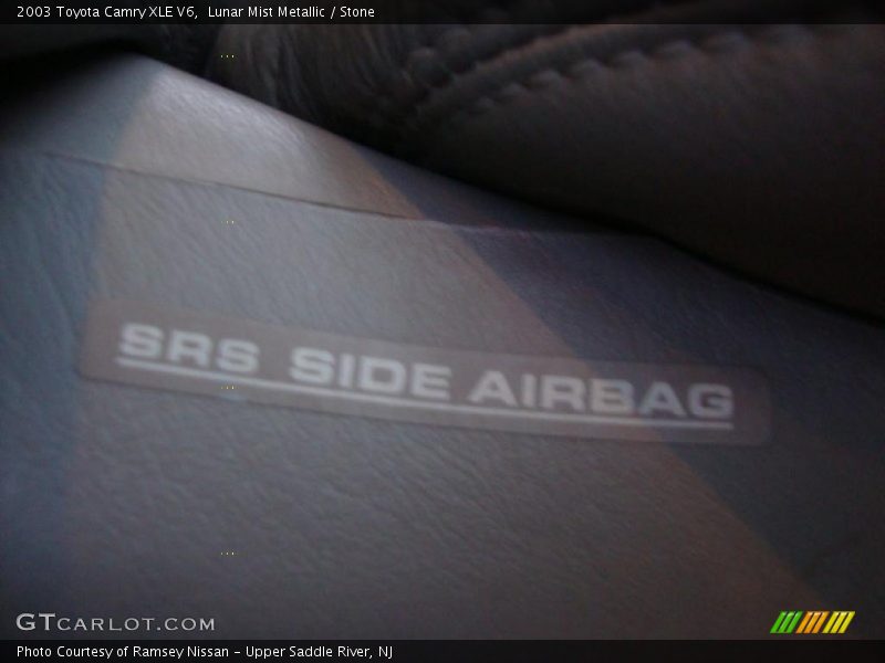 Lunar Mist Metallic / Stone 2003 Toyota Camry XLE V6