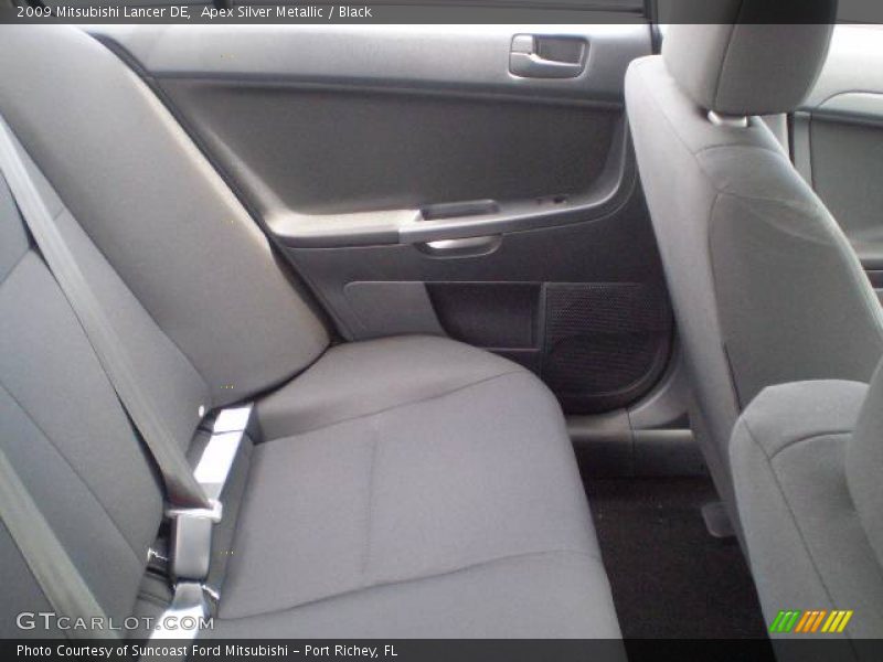 Apex Silver Metallic / Black 2009 Mitsubishi Lancer DE