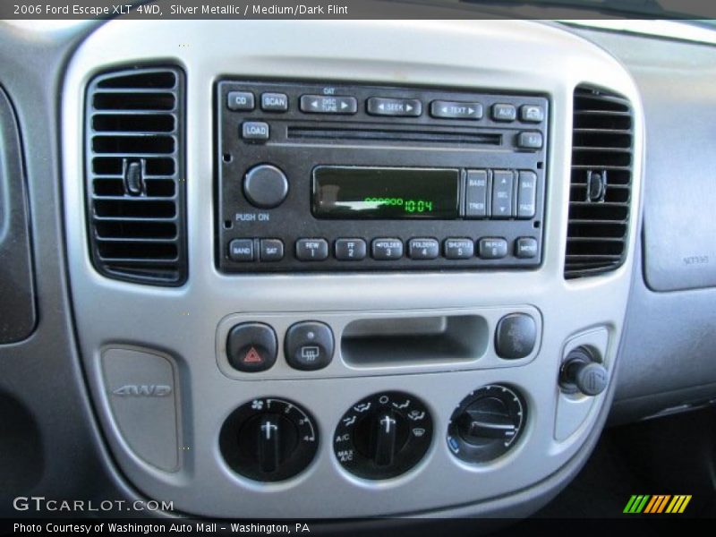 Controls of 2006 Escape XLT 4WD