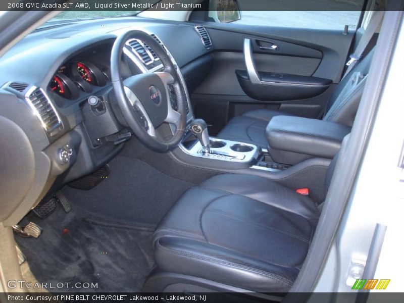 Liquid Silver Metallic / Light Titanium 2008 GMC Acadia SLT AWD