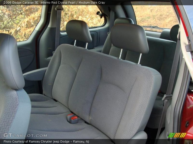 Inferno Red Crystal Pearl / Medium Slate Gray 2006 Dodge Caravan SE