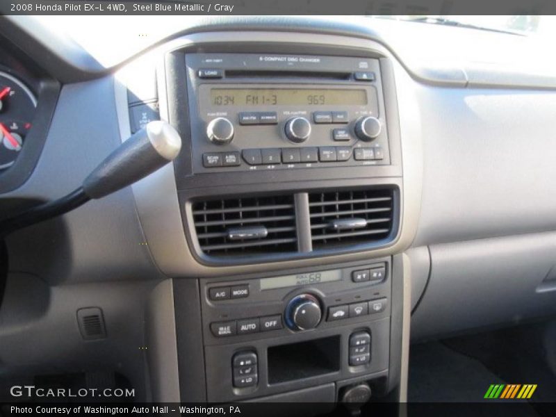 Steel Blue Metallic / Gray 2008 Honda Pilot EX-L 4WD