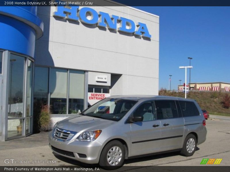 Silver Pearl Metallic / Gray 2008 Honda Odyssey LX