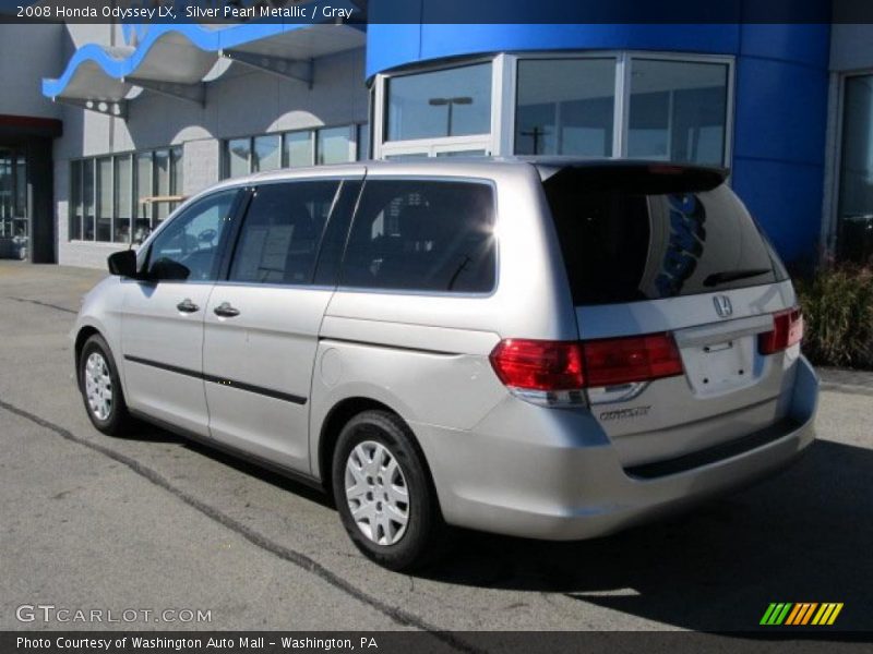 Silver Pearl Metallic / Gray 2008 Honda Odyssey LX
