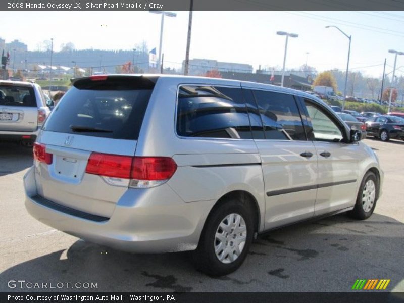 Silver Pearl Metallic / Gray 2008 Honda Odyssey LX