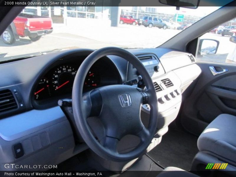 Silver Pearl Metallic / Gray 2008 Honda Odyssey LX