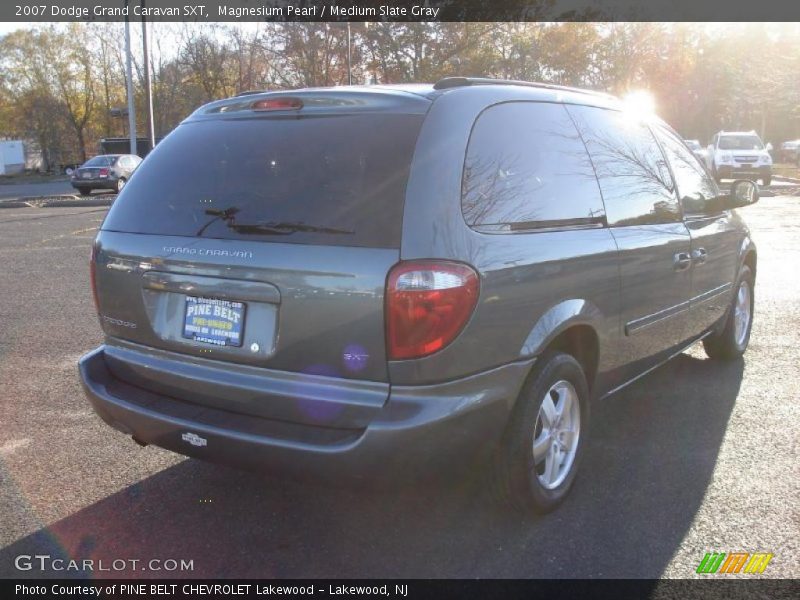 Magnesium Pearl / Medium Slate Gray 2007 Dodge Grand Caravan SXT