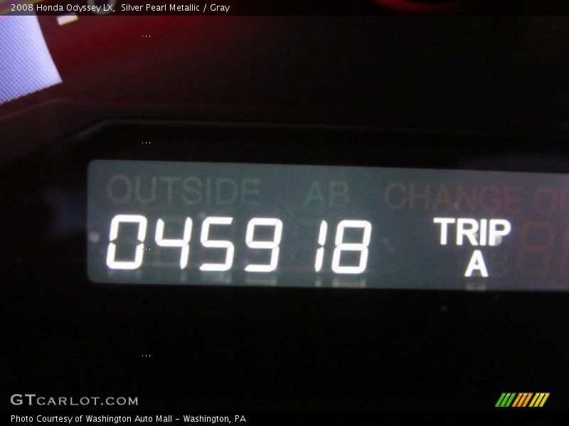 Silver Pearl Metallic / Gray 2008 Honda Odyssey LX