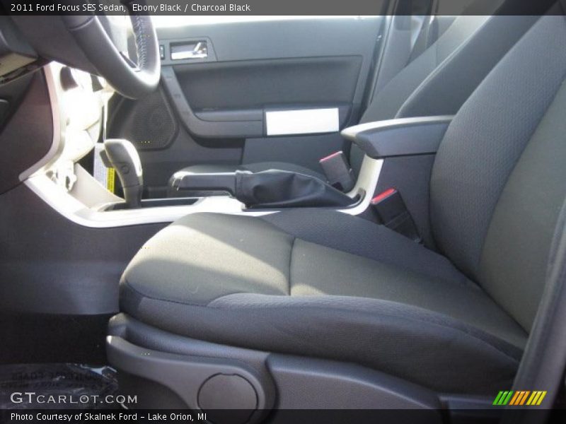 Ebony Black / Charcoal Black 2011 Ford Focus SES Sedan