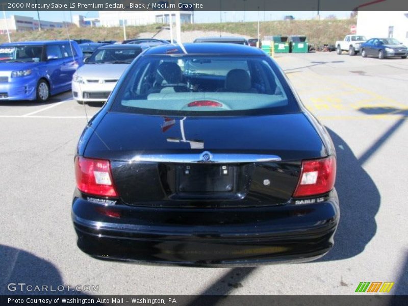 Black / Medium Graphite 2000 Mercury Sable LS Premium Sedan