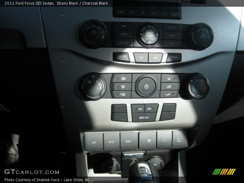 Ebony Black / Charcoal Black 2011 Ford Focus SES Sedan