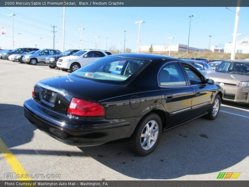 Black / Medium Graphite 2000 Mercury Sable LS Premium Sedan