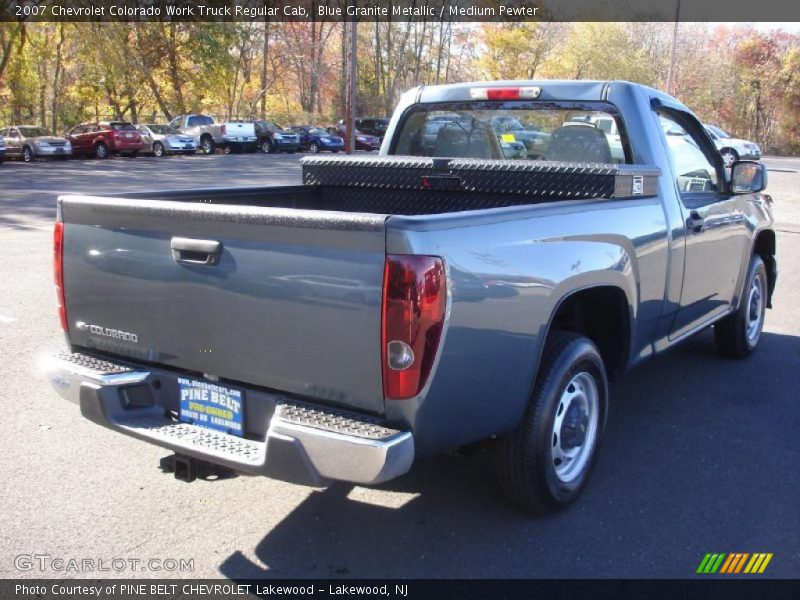 Blue Granite Metallic / Medium Pewter 2007 Chevrolet Colorado Work Truck Regular Cab