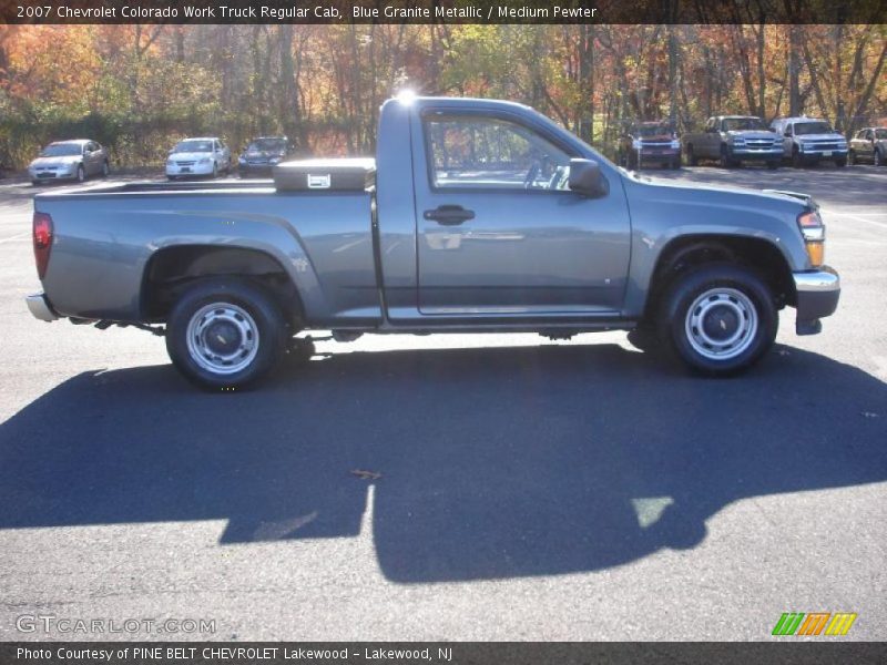 Blue Granite Metallic / Medium Pewter 2007 Chevrolet Colorado Work Truck Regular Cab