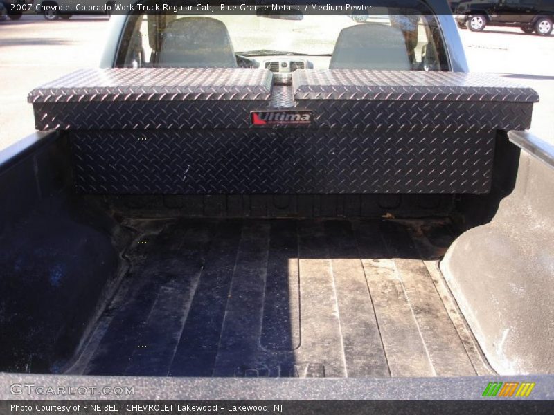 Blue Granite Metallic / Medium Pewter 2007 Chevrolet Colorado Work Truck Regular Cab