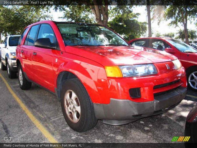 Red / Light Tan 2003 Saturn VUE