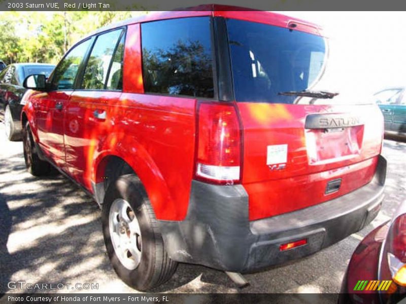 Red / Light Tan 2003 Saturn VUE