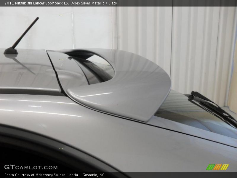 Apex Silver Metallic / Black 2011 Mitsubishi Lancer Sportback ES
