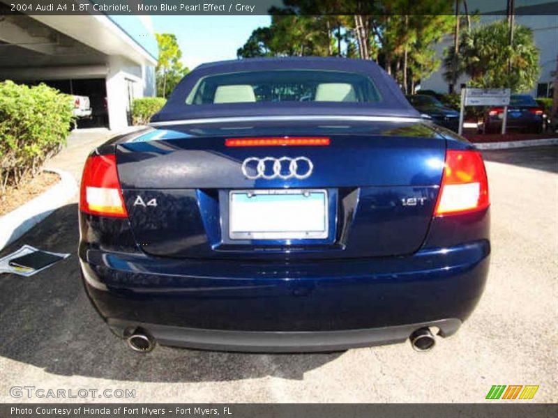 Moro Blue Pearl Effect / Grey 2004 Audi A4 1.8T Cabriolet