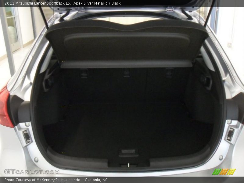 Apex Silver Metallic / Black 2011 Mitsubishi Lancer Sportback ES