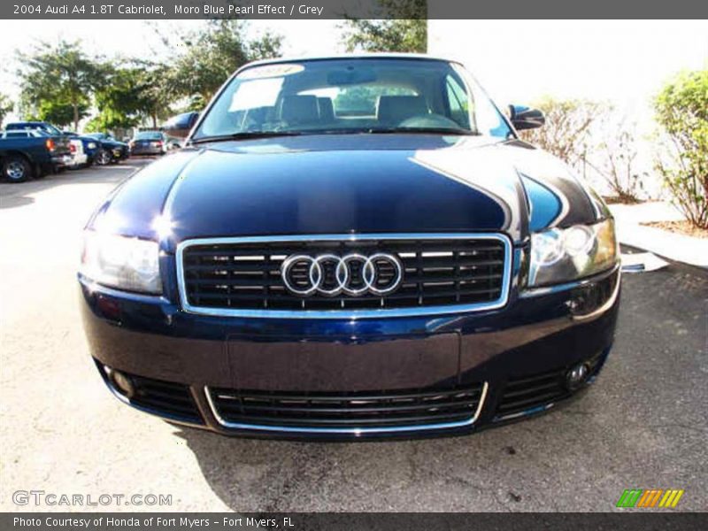 Moro Blue Pearl Effect / Grey 2004 Audi A4 1.8T Cabriolet