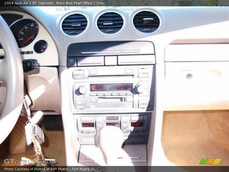 Moro Blue Pearl Effect / Grey 2004 Audi A4 1.8T Cabriolet
