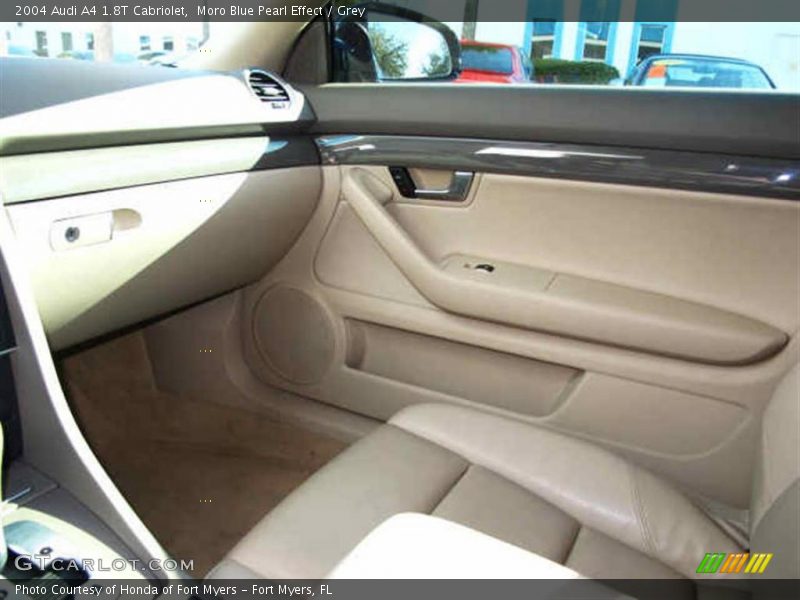 Moro Blue Pearl Effect / Grey 2004 Audi A4 1.8T Cabriolet