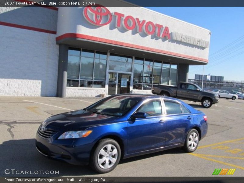 Blue Ribbon Metallic / Ash 2007 Toyota Camry LE