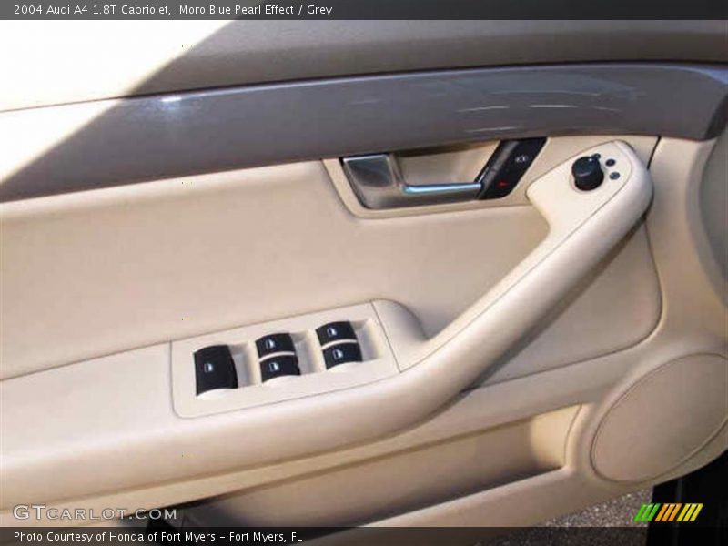 Moro Blue Pearl Effect / Grey 2004 Audi A4 1.8T Cabriolet
