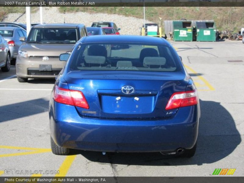 Blue Ribbon Metallic / Ash 2007 Toyota Camry LE