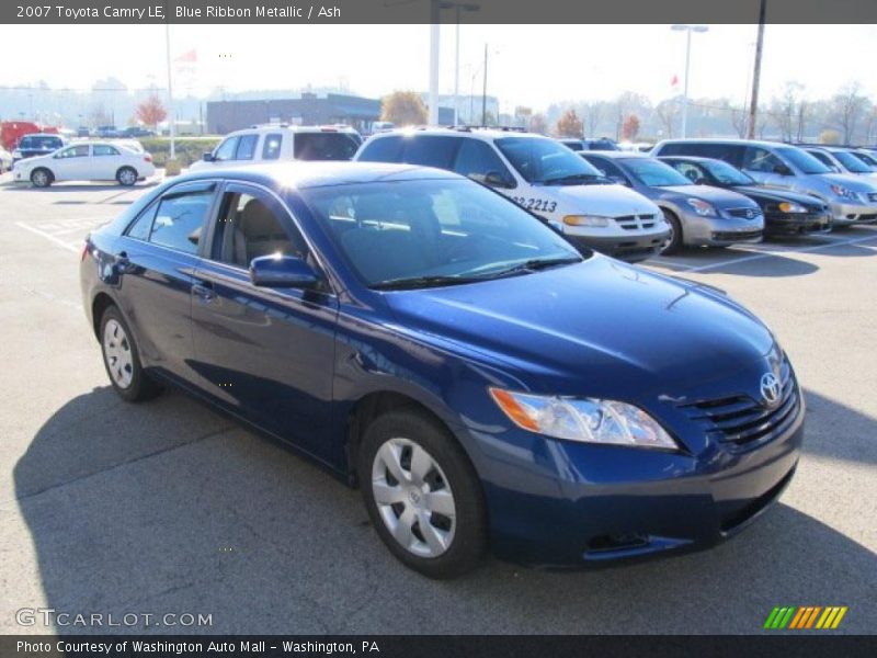 Blue Ribbon Metallic / Ash 2007 Toyota Camry LE