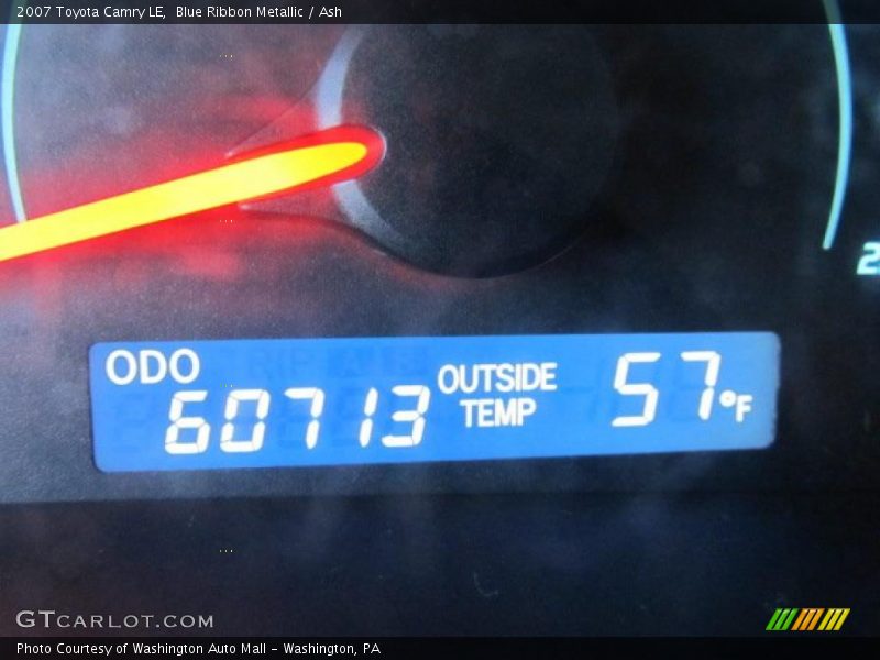 Blue Ribbon Metallic / Ash 2007 Toyota Camry LE