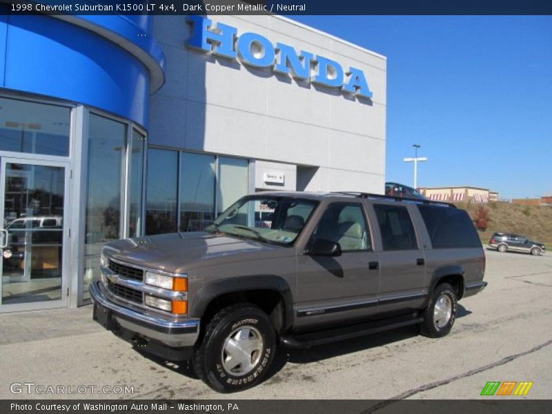 Dark Copper Metallic / Neutral 1998 Chevrolet Suburban K1500 LT 4x4