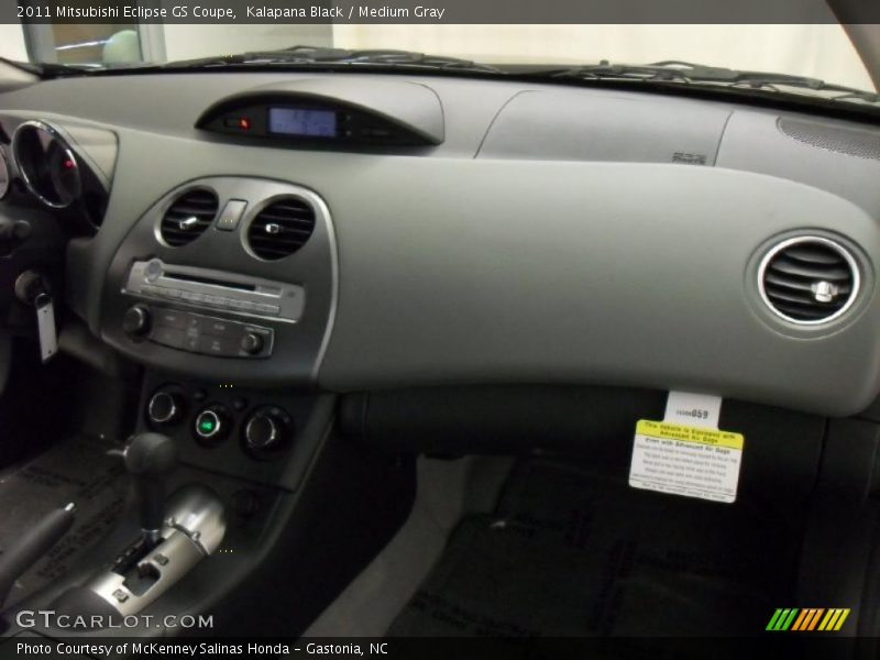 Dashboard of 2011 Eclipse GS Coupe