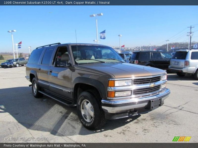 Dark Copper Metallic / Neutral 1998 Chevrolet Suburban K1500 LT 4x4
