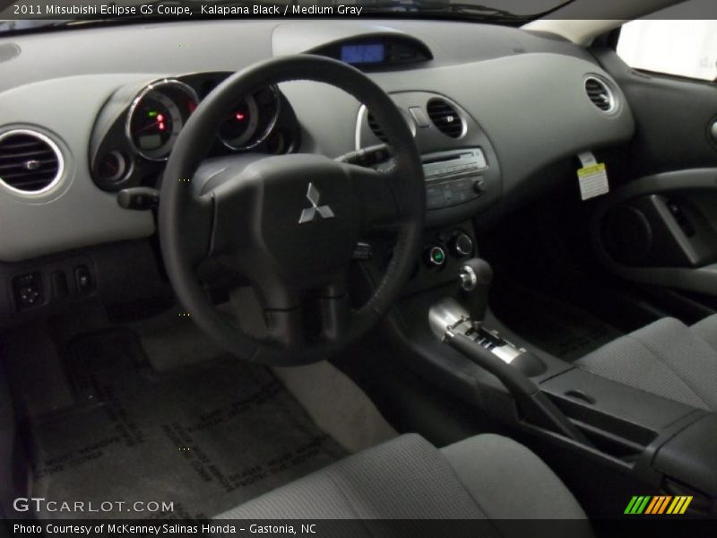  2011 Eclipse GS Coupe Medium Gray Interior