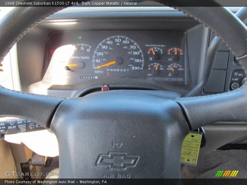 Dark Copper Metallic / Neutral 1998 Chevrolet Suburban K1500 LT 4x4
