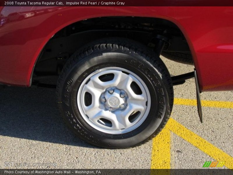 Impulse Red Pearl / Graphite Gray 2008 Toyota Tacoma Regular Cab