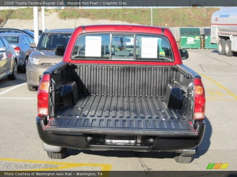 Impulse Red Pearl / Graphite Gray 2008 Toyota Tacoma Regular Cab