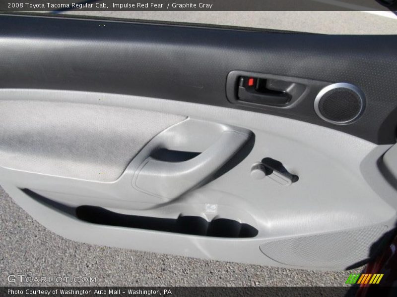 Impulse Red Pearl / Graphite Gray 2008 Toyota Tacoma Regular Cab
