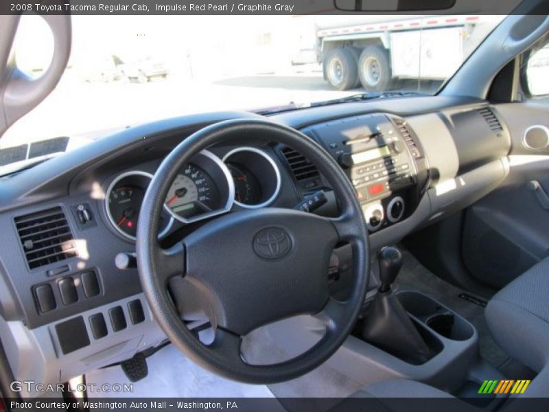 Impulse Red Pearl / Graphite Gray 2008 Toyota Tacoma Regular Cab